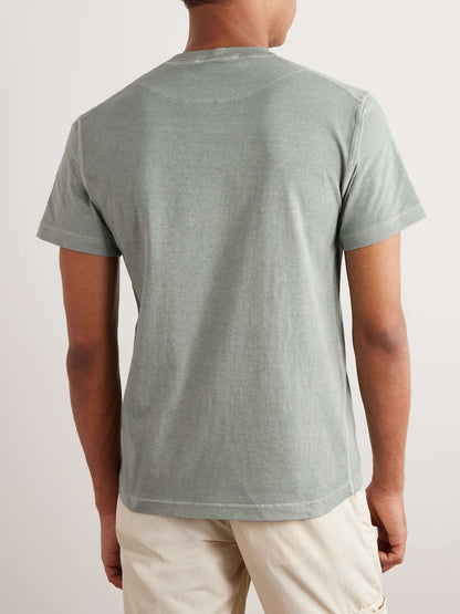T SHIRT GREY GREEN V0166