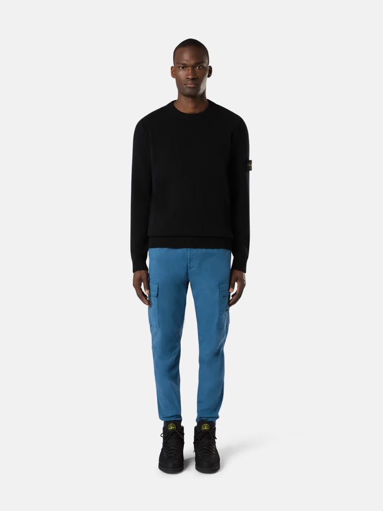 KNITTED SWEATER MELANGE CHARCOAL V0M65