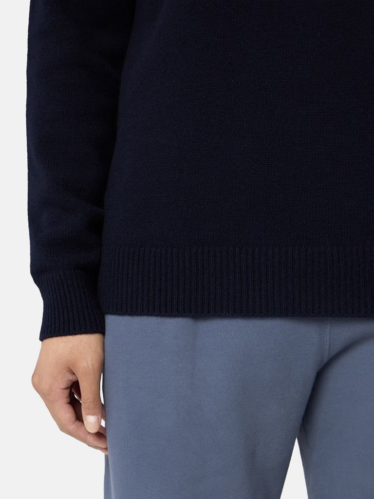 KNITTED SWEATER NAVY BLUE A0020