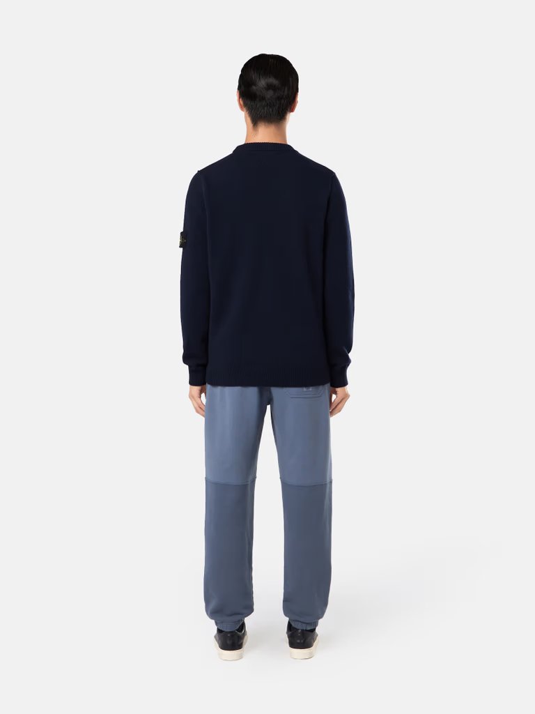 KNITTED SWEATER NAVY BLUE A0020