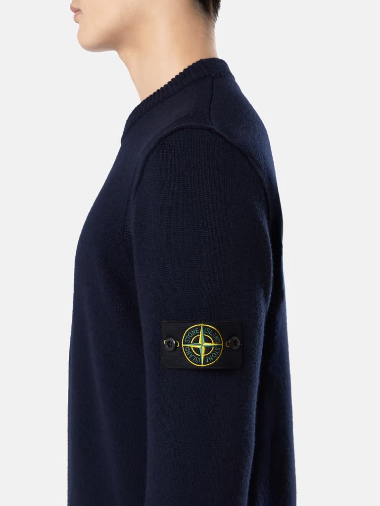 KNITTED SWEATER NAVY BLUE A0020
