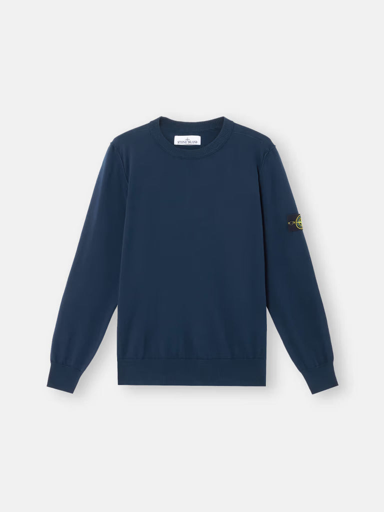 CREW NECK NAVY BLUE SS25