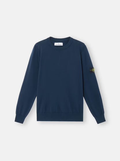 CREW NECK NAVY BLUE SS25