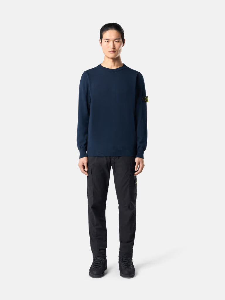 CREW NECK NAVY BLUE SS25