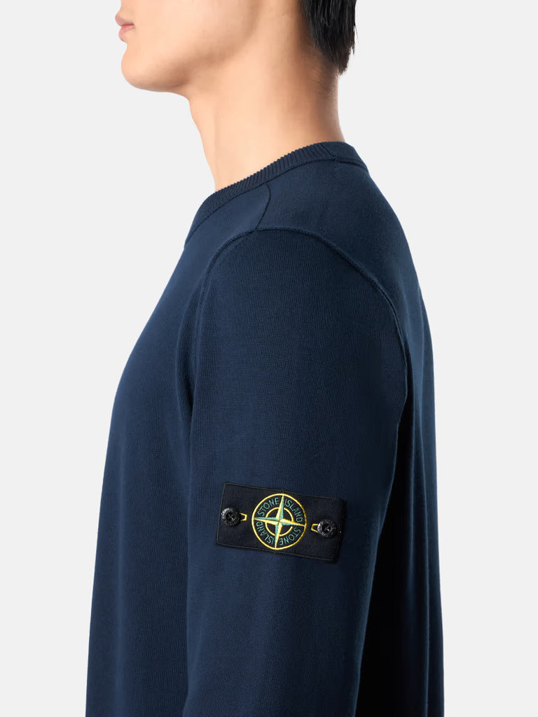 CREW NECK NAVY BLUE SS25