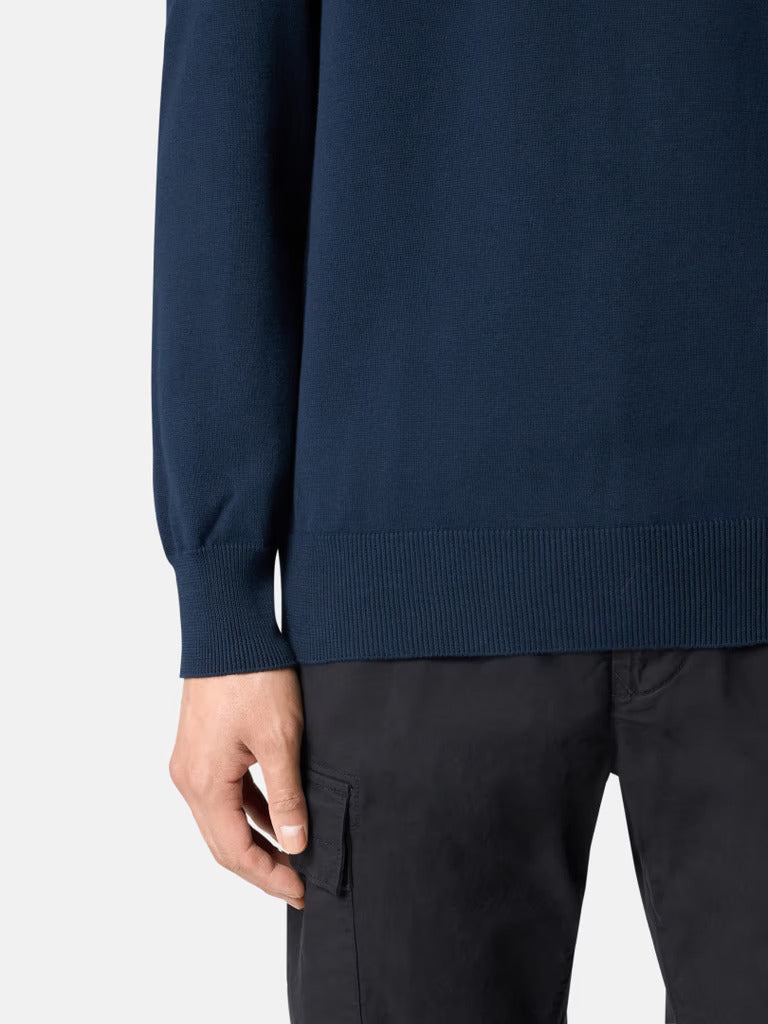 CREW NECK NAVY BLUE SS25