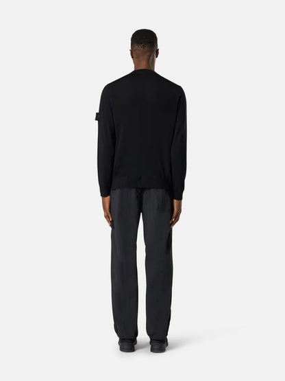 KNITTED CREW NECK BLACK
