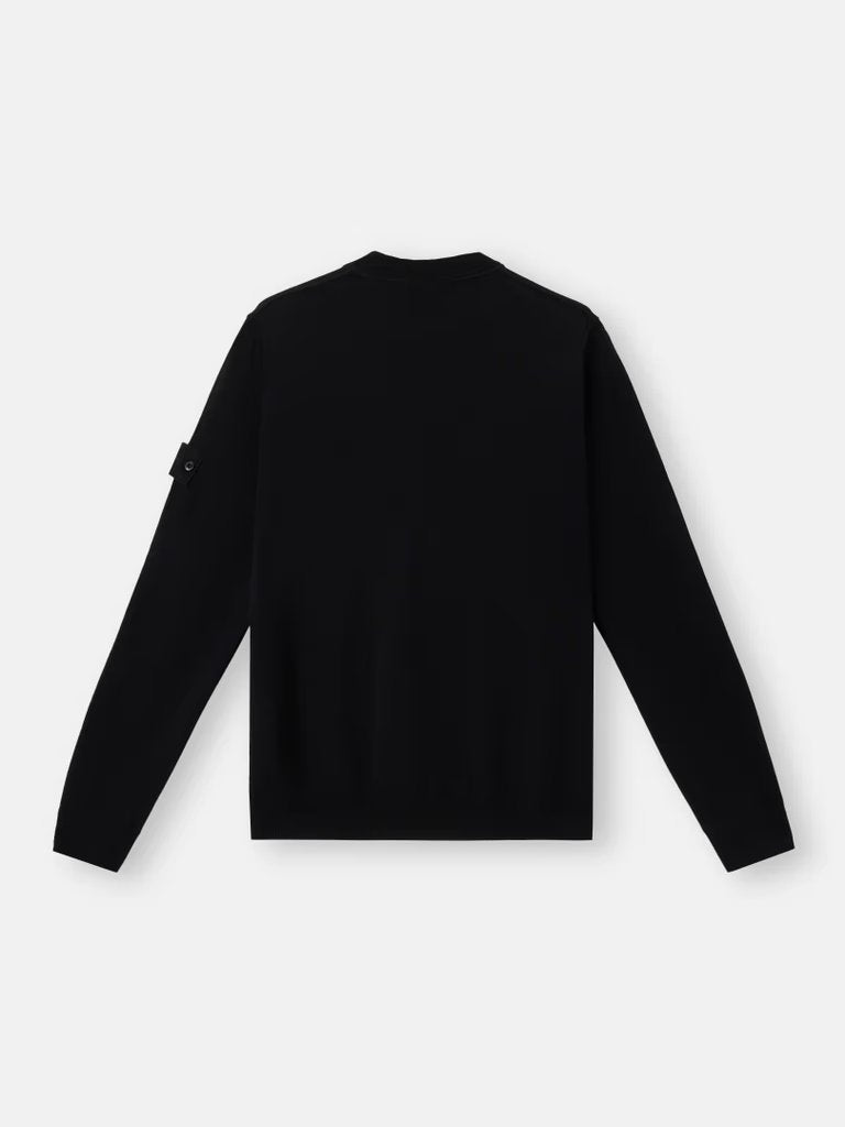 KNITTED CREW NECK BLACK