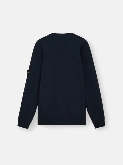 KNITTED SWEATER NAVY BLUE A0020