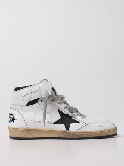 SKY STAR SHINY UPPER AND SPUR LAMINATED VINTAGE LEATHER STAR NYLON TONGUE BLACK/RED