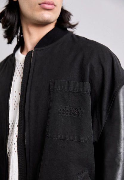 SPORTSJACKET BLACK BOMBER