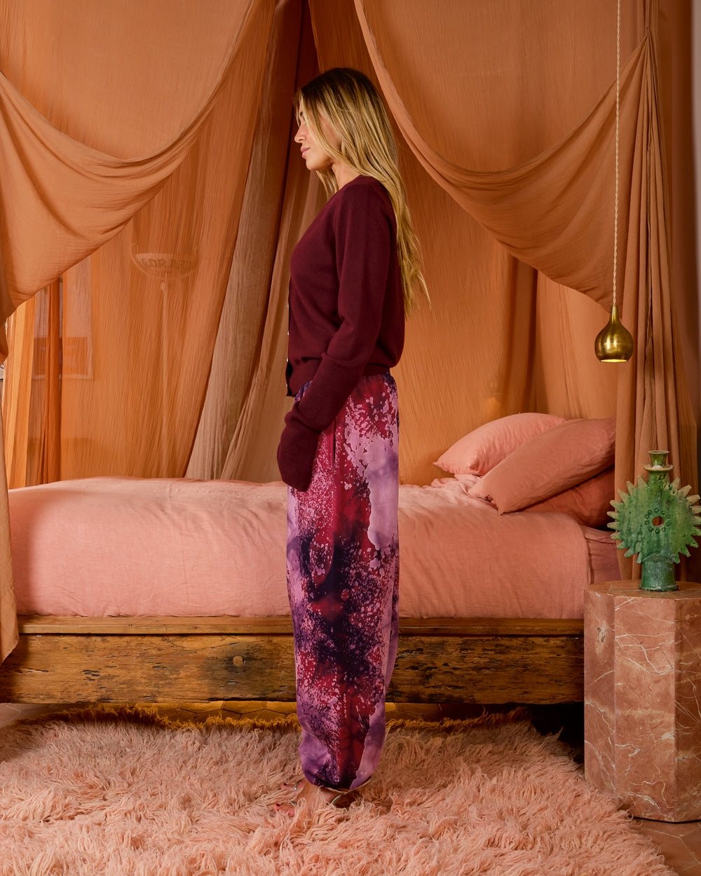 DIANA CARDIGAN CASHMERE PLUM