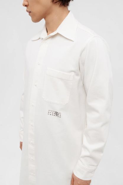 LONG-SLEEVED SHIRT OFF WHITE