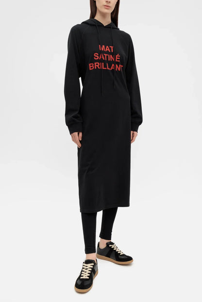 SWEATSHIRT BLACK/RED DRESS