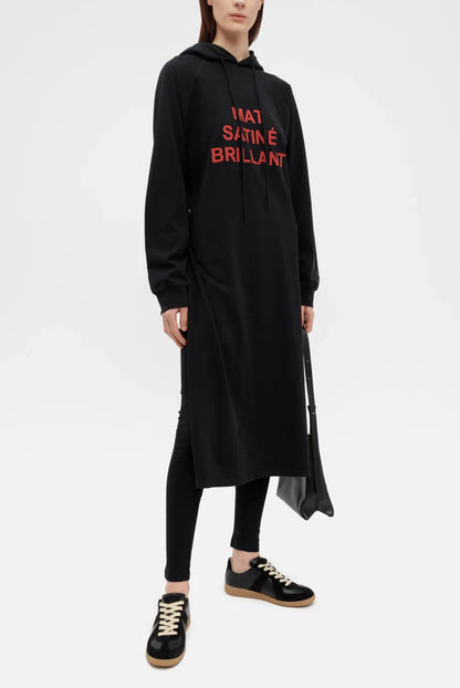 SWEATSHIRT BLACK/RED DRESS