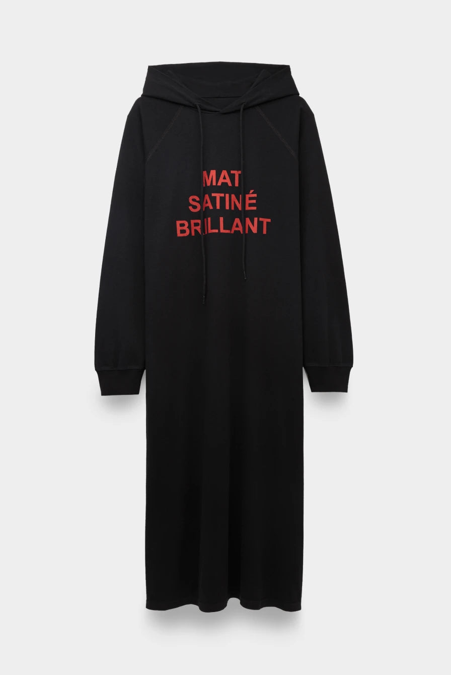 SWEATSHIRT BLACK/RED DRESS