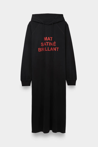 SWEATSHIRT BLACK/RED DRESS