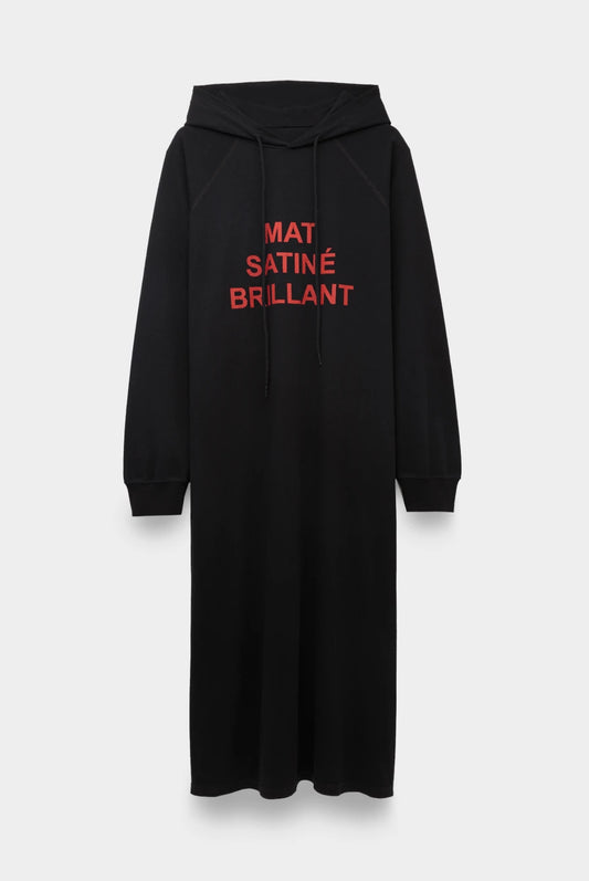 SWEATSHIRT BLACK/RED DRESS