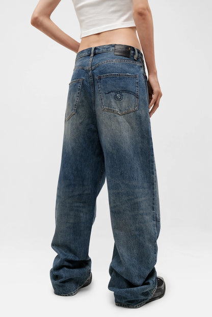 WAYNE ARTICULATED KNEE JEAN DAWSON BLUE