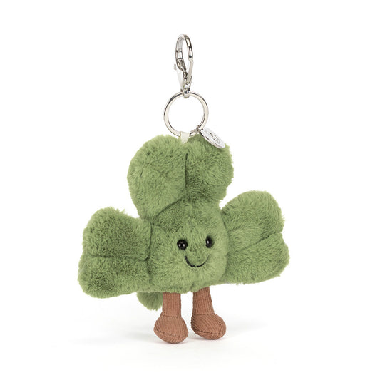AMUSEABLES SIOFRA SHAMROCK BAG CHARM GREEN