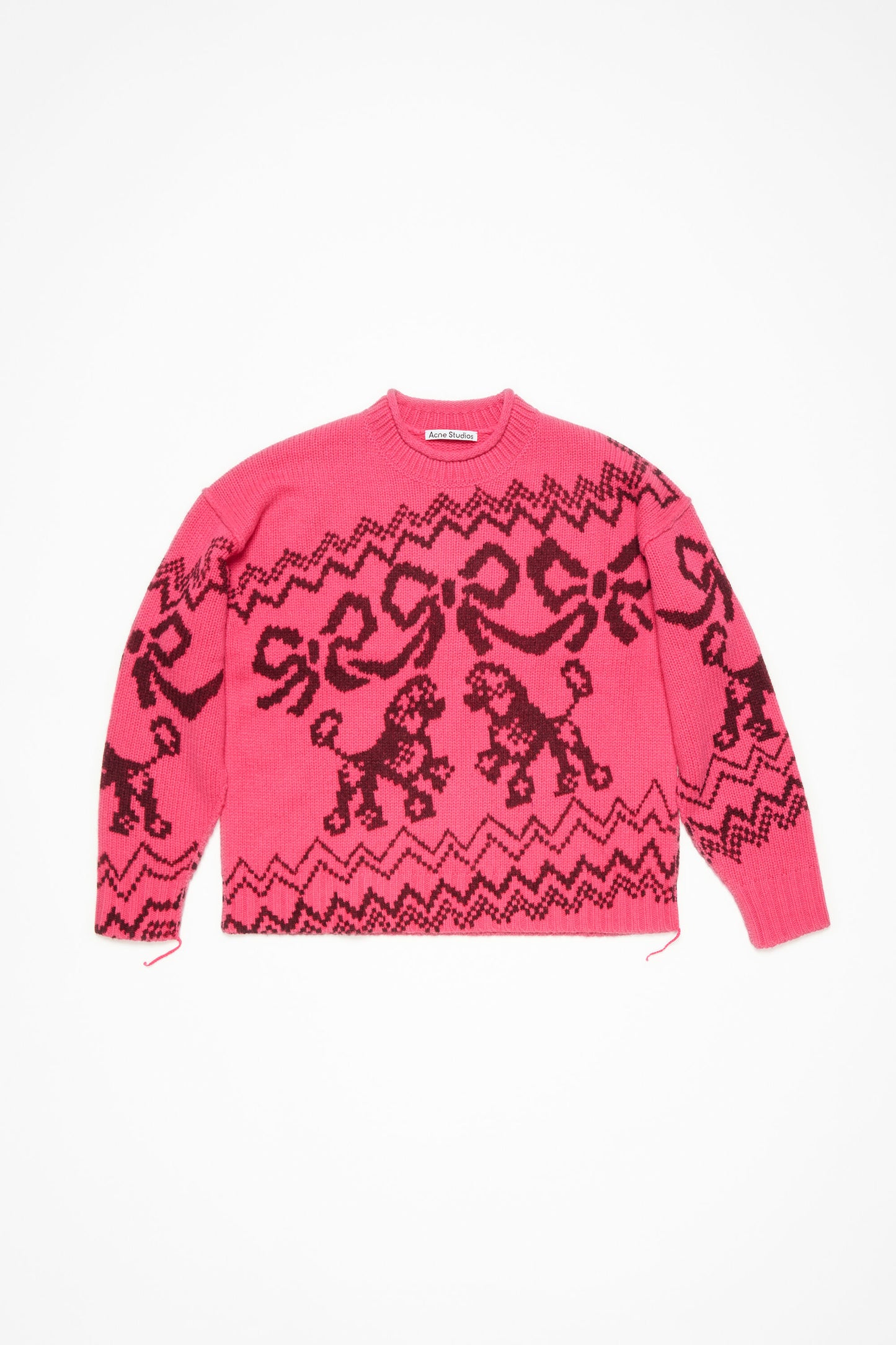 KNITTED SWEATER PINK/RED