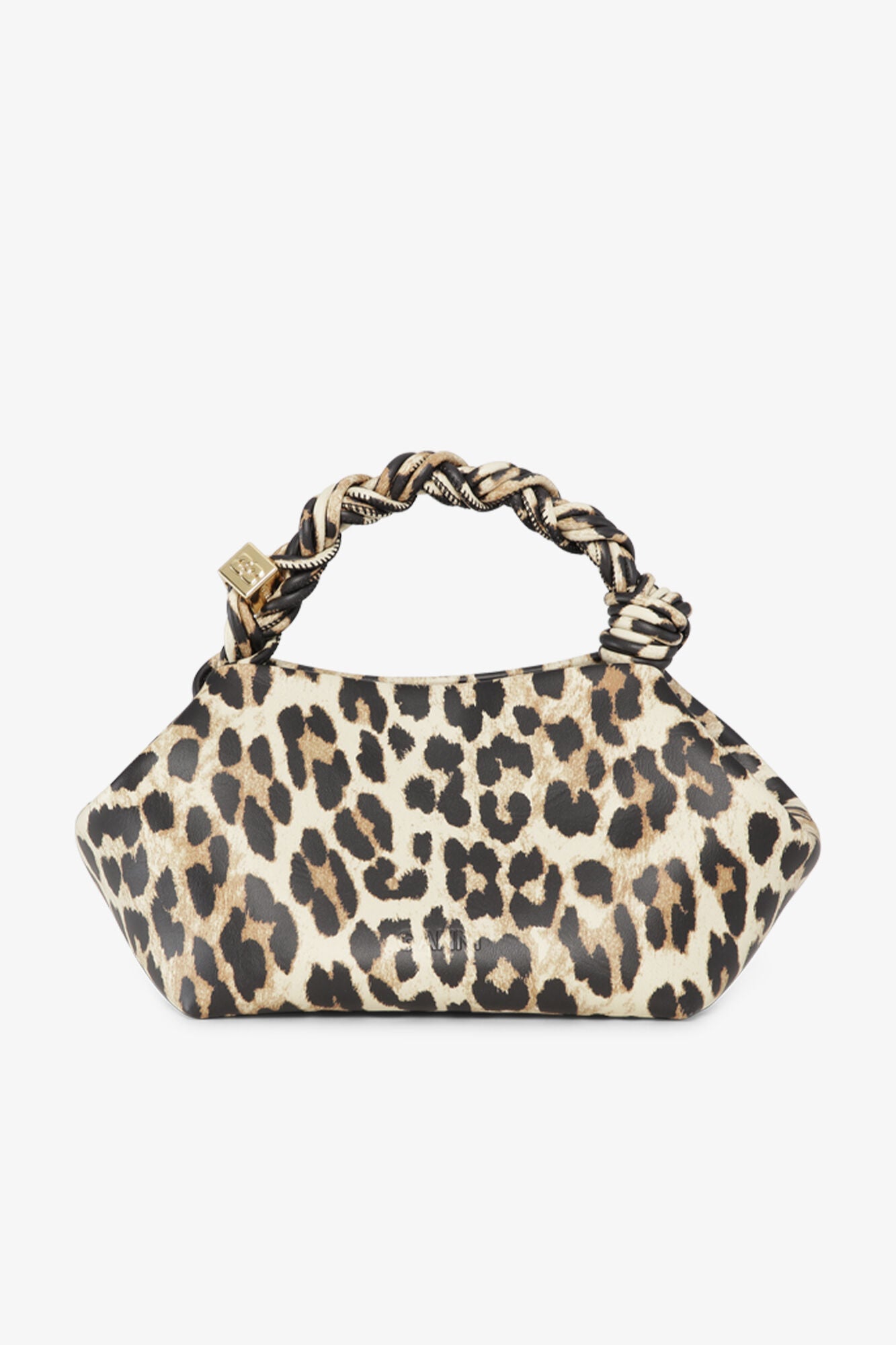 GANNI BOU BAG SMALL PRINT LEOPARD