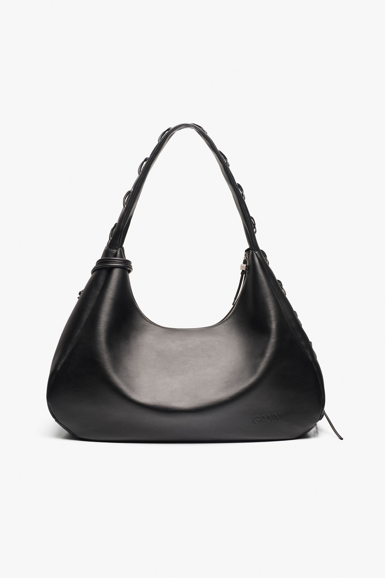 GANNI BOU BAG HOBO XXL BLACK