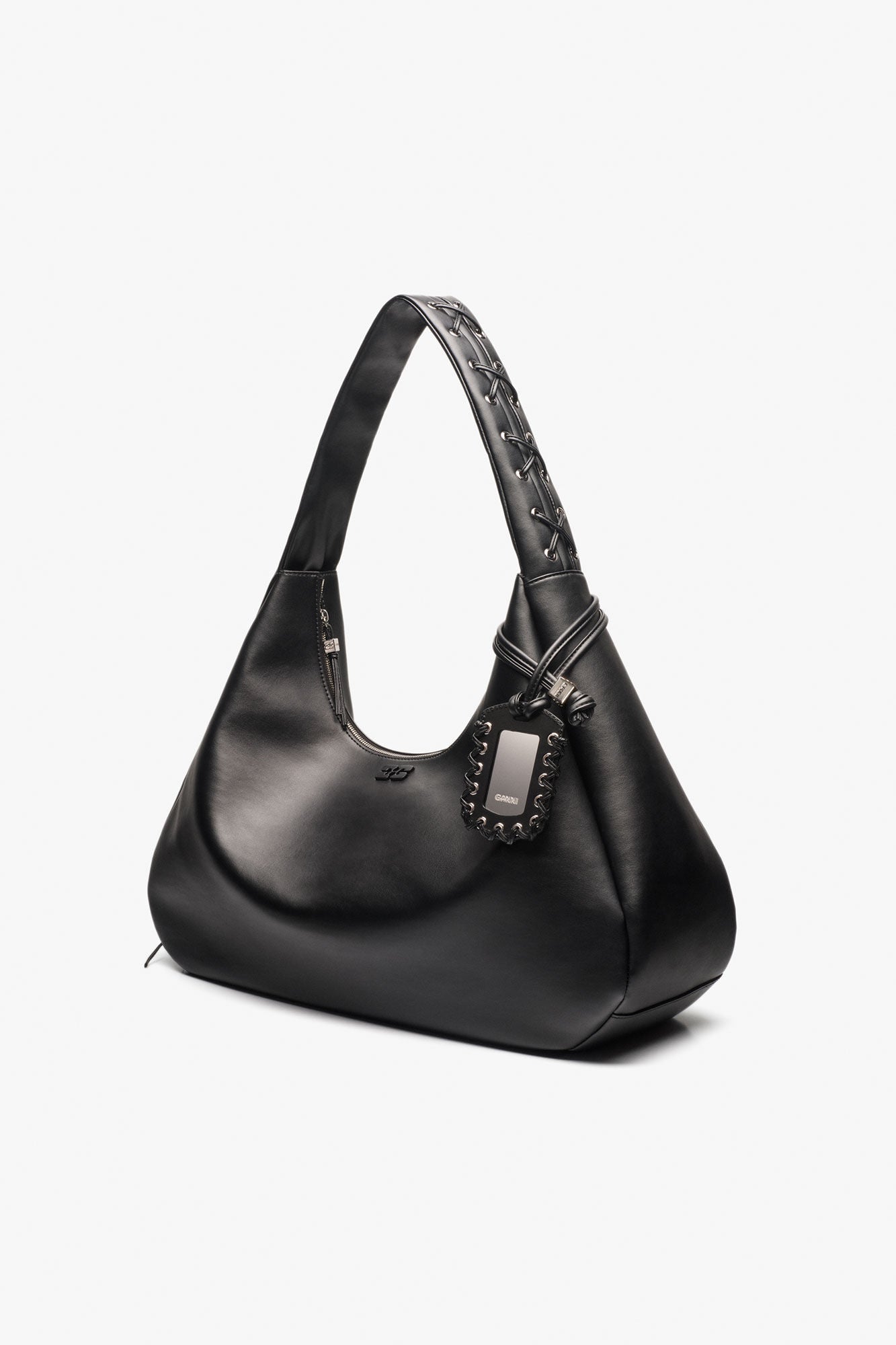 GANNI BOU BAG HOBO XXL BLACK
