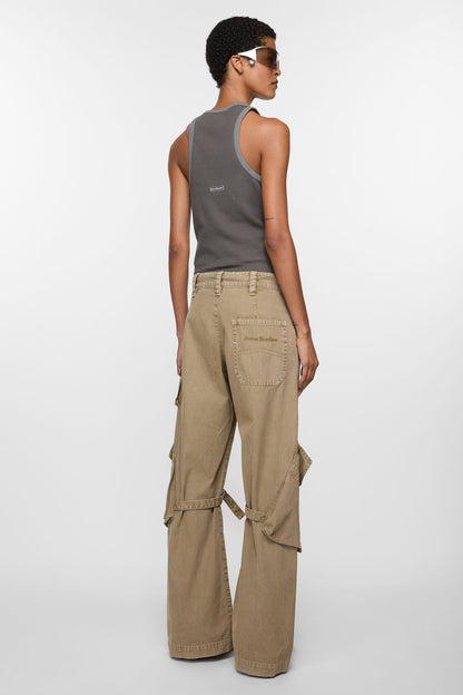 CASUAL TROUSER WASHED BEIGE