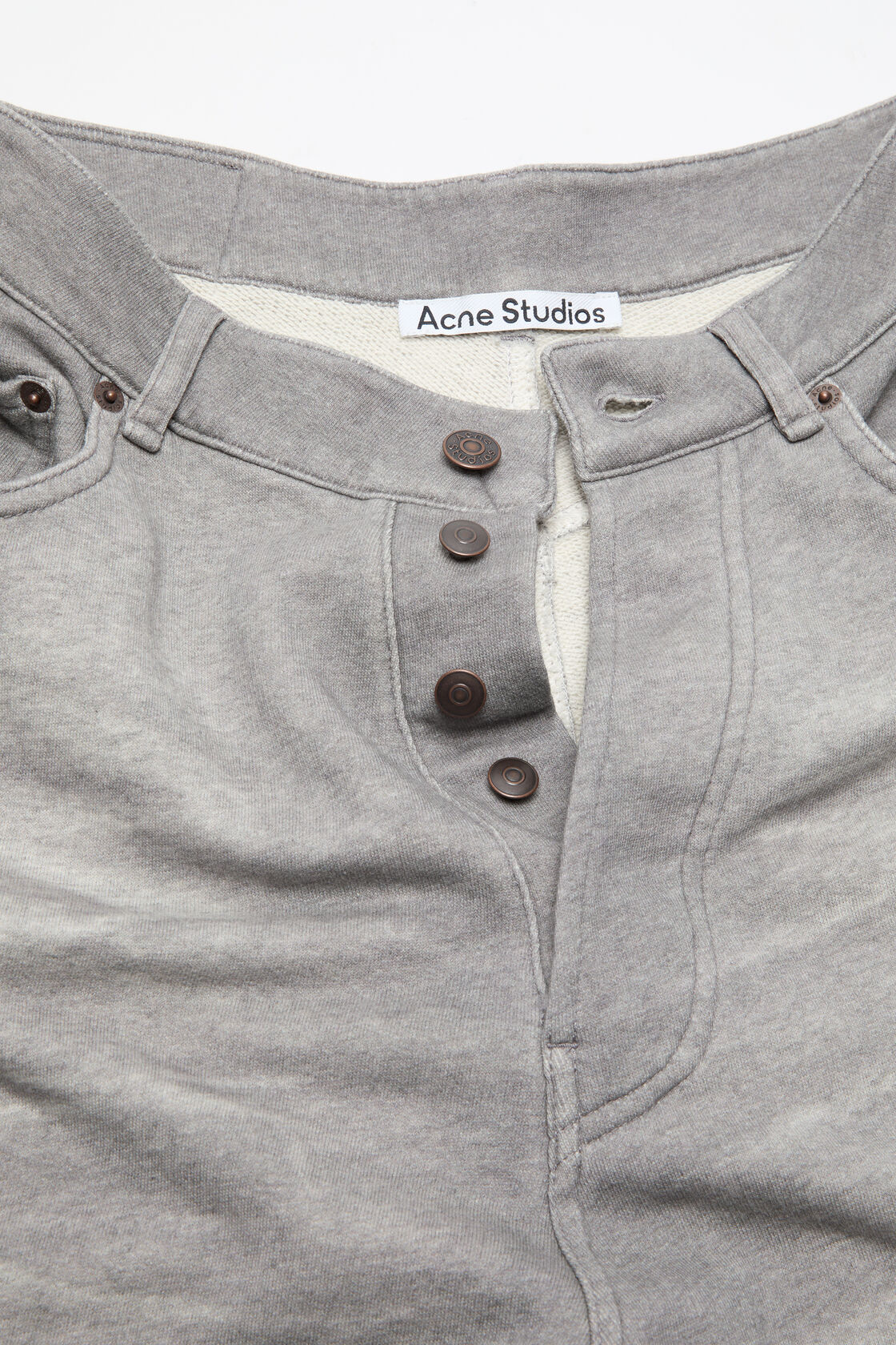 WIDE JEANS GREY MELANGE