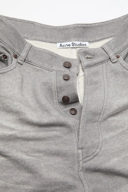 WIDE JEANS GREY MELANGE
