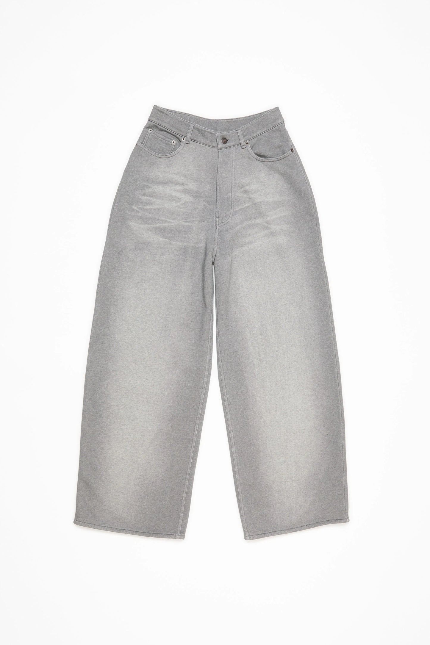 WIDE JEANS GREY MELANGE