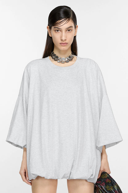 OVERSIZED T-SHIRT GREY MELANGE