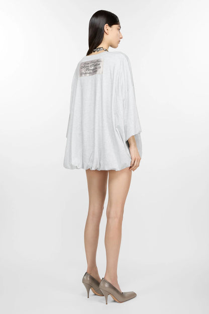 OVERSIZED T-SHIRT GREY MELANGE