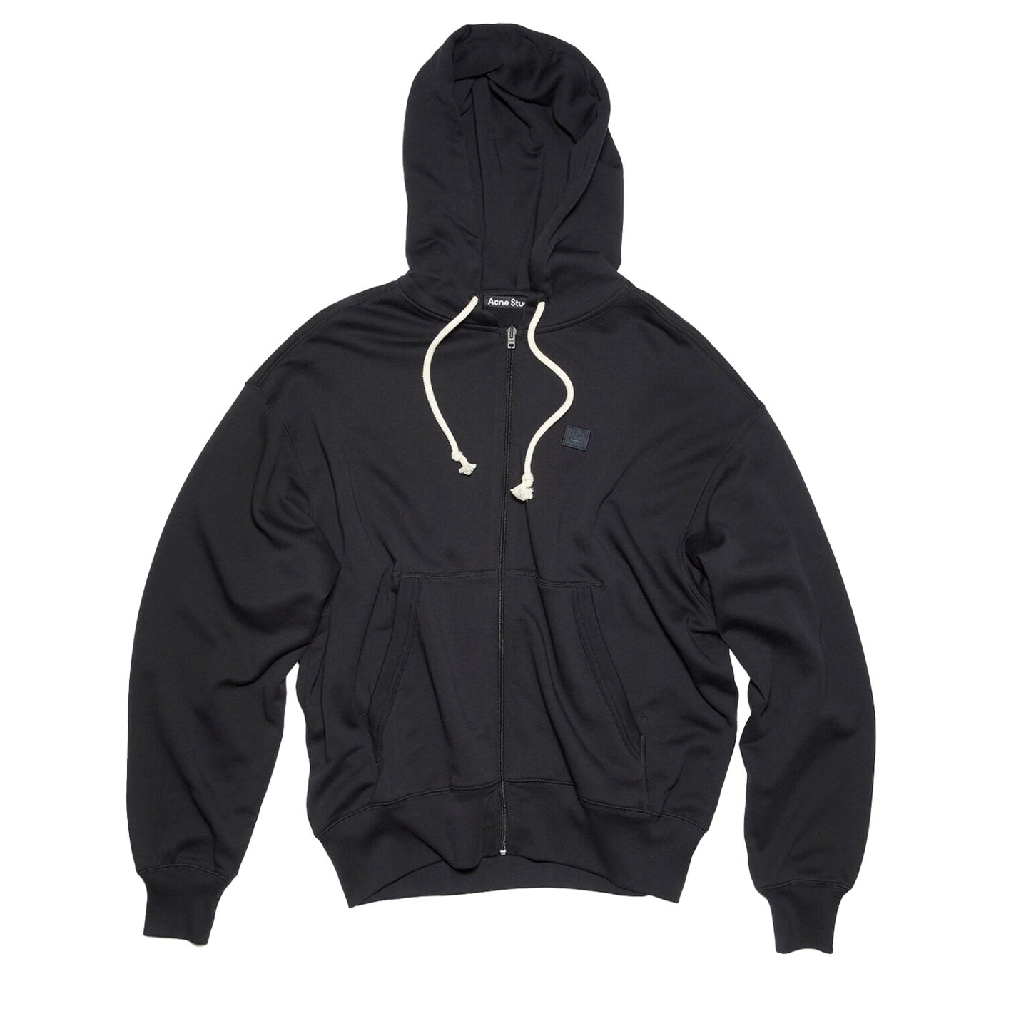 FULL ZIP HOODIE BLACK