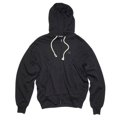 FULL ZIP HOODIE BLACK