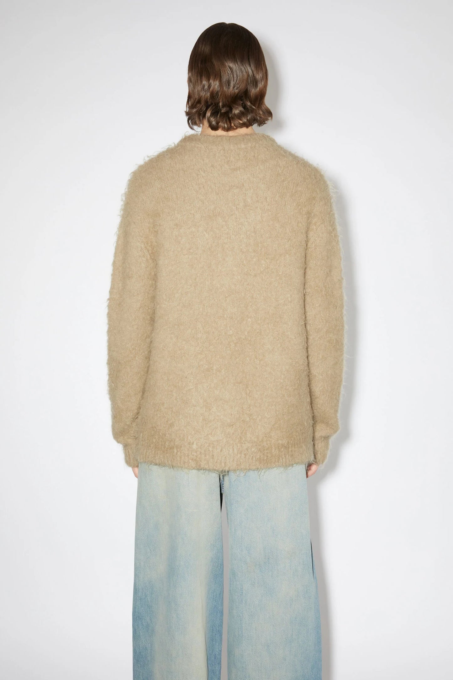 CREWNECK KNITWEAR DARK BEIGE
