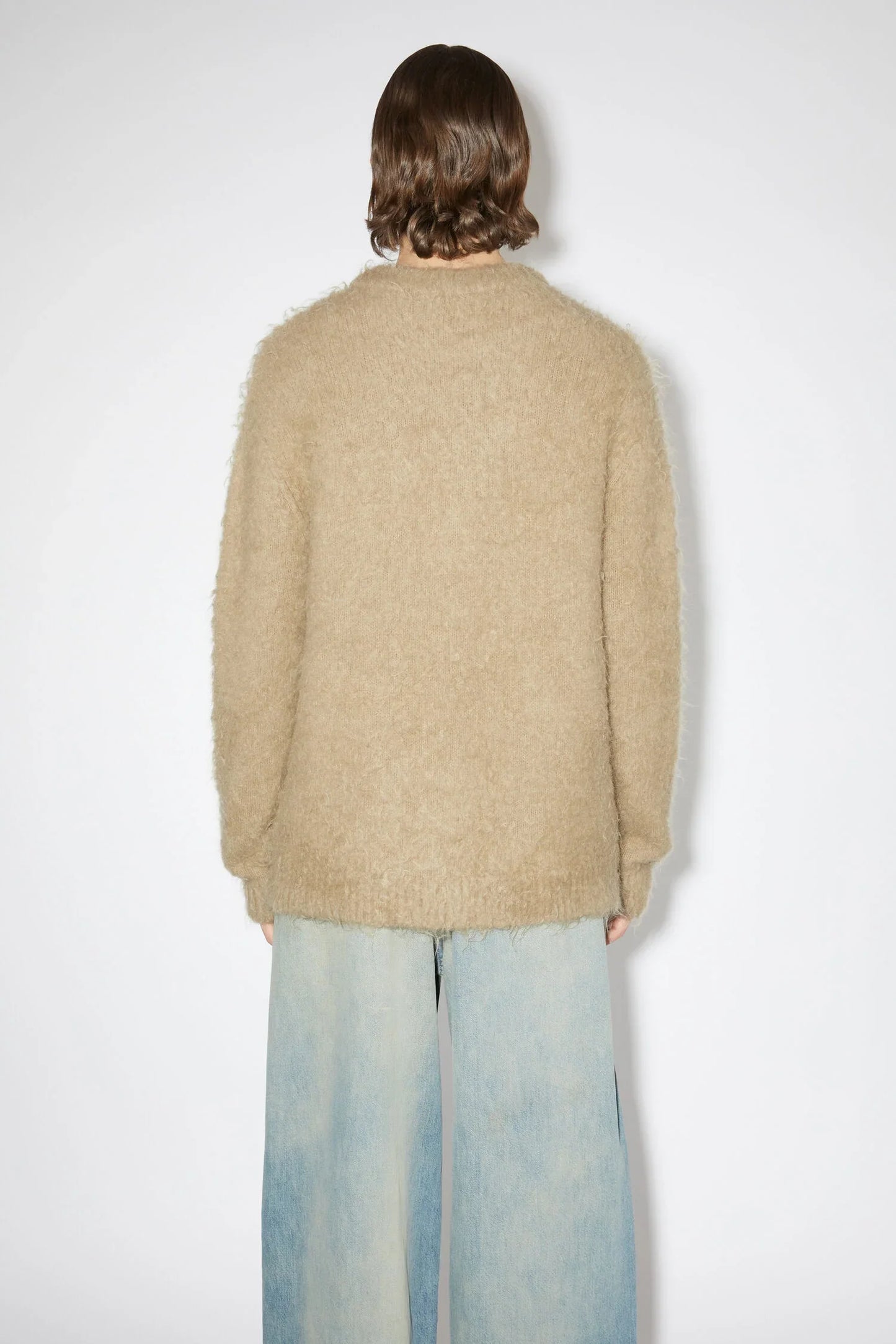 CREWNECK KNITWEAR DARK BEIGE