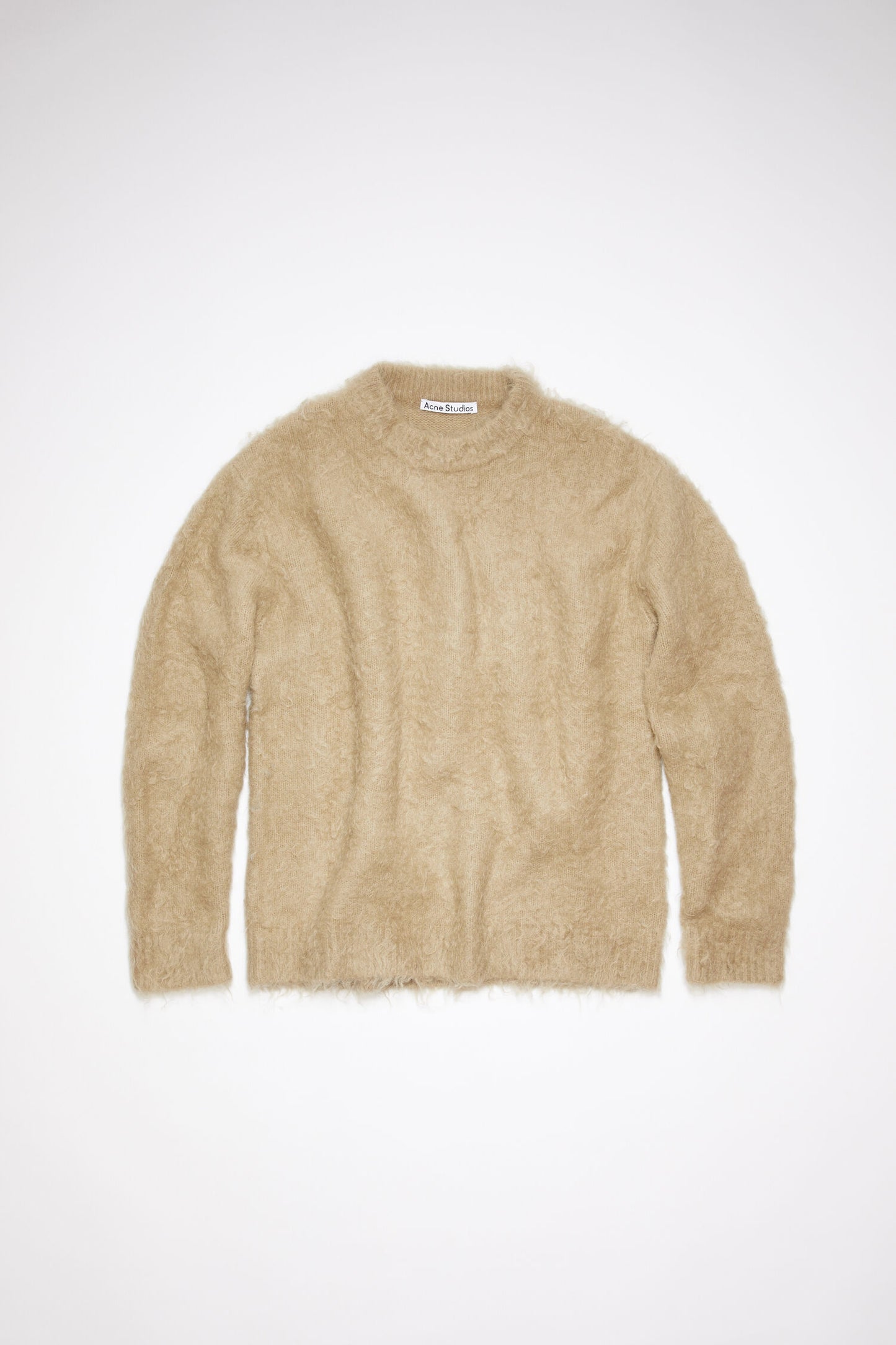 CREWNECK KNITWEAR DARK BEIGE
