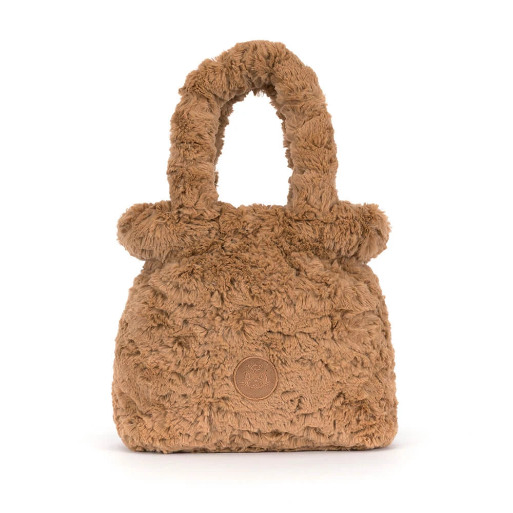 BARTHOLOMEW BEAR HANDBAG BROWN