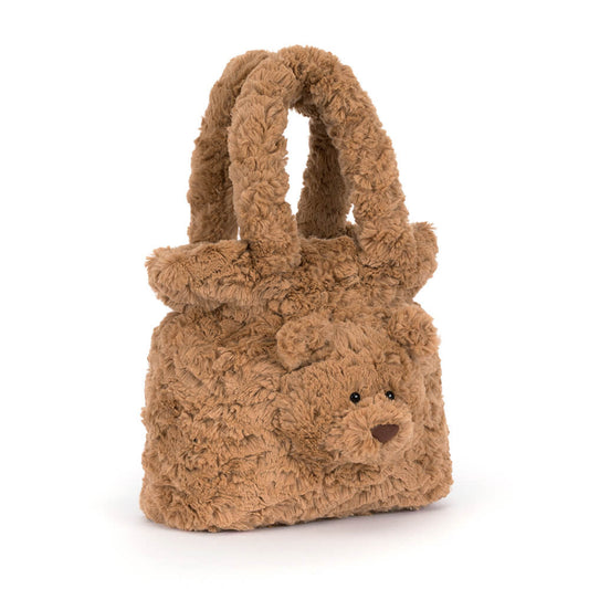 BARTHOLOMEW BEAR HANDBAG BROWN
