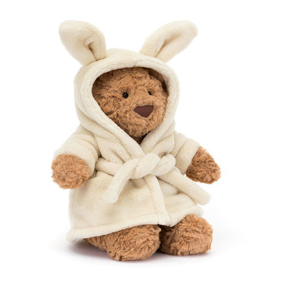 BARTHOLOMEW BEAR 'BATHROBE' BROWN