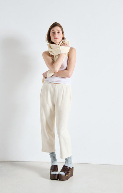 BOBYPARK TROUSERS ECRU