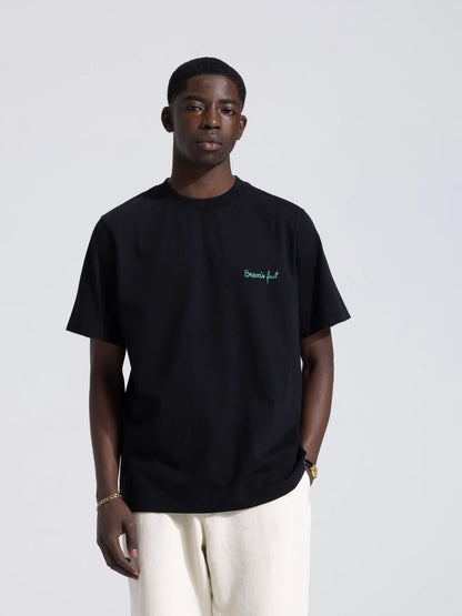 FRUIT ACRYLIC T-SHIRT BLACK