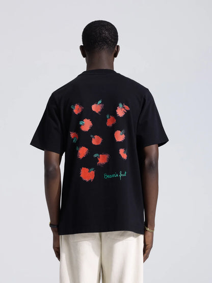 FRUIT ACRYLIC T-SHIRT BLACK