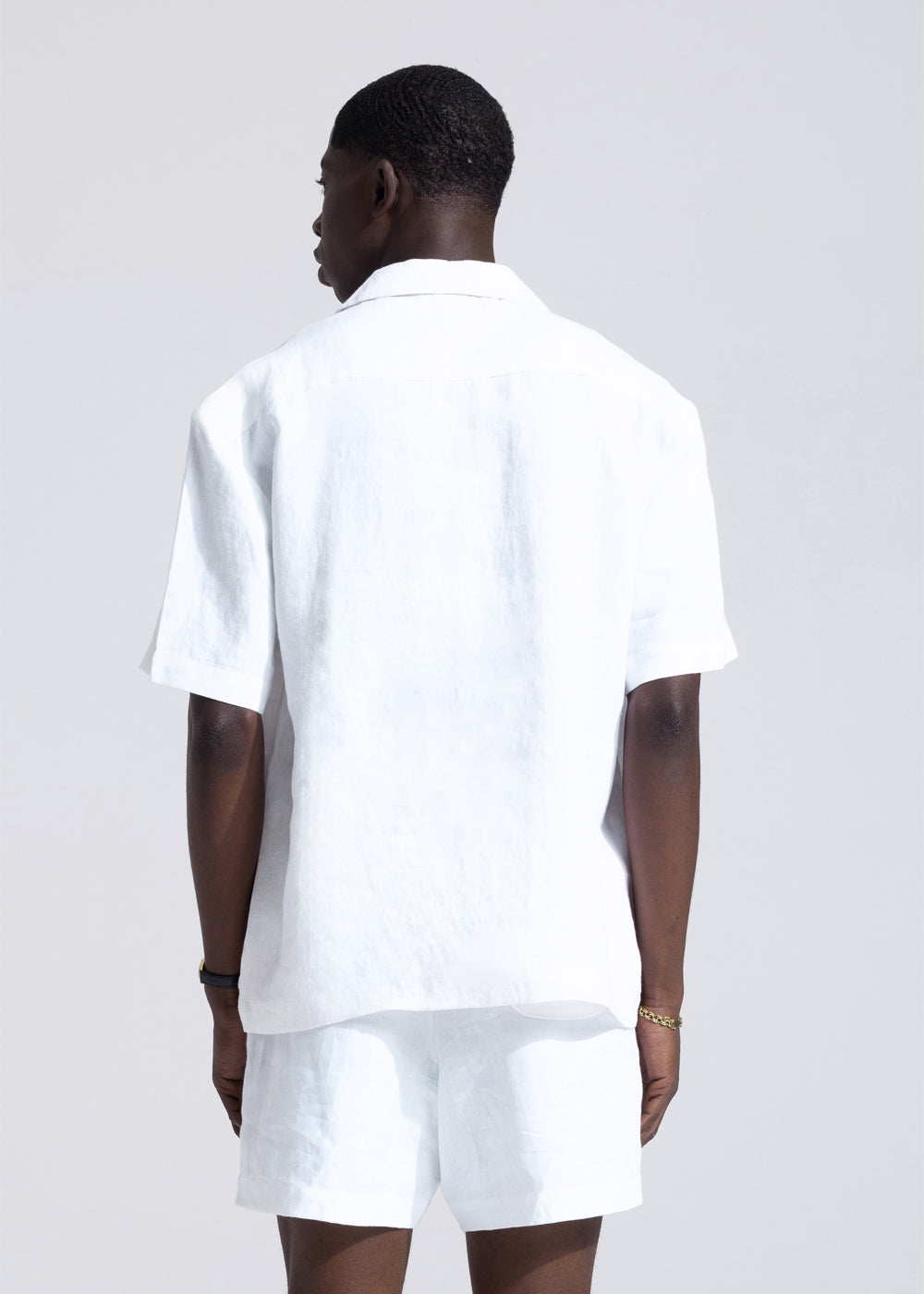GARDEN HOSE LINEN SHIRT WHITE