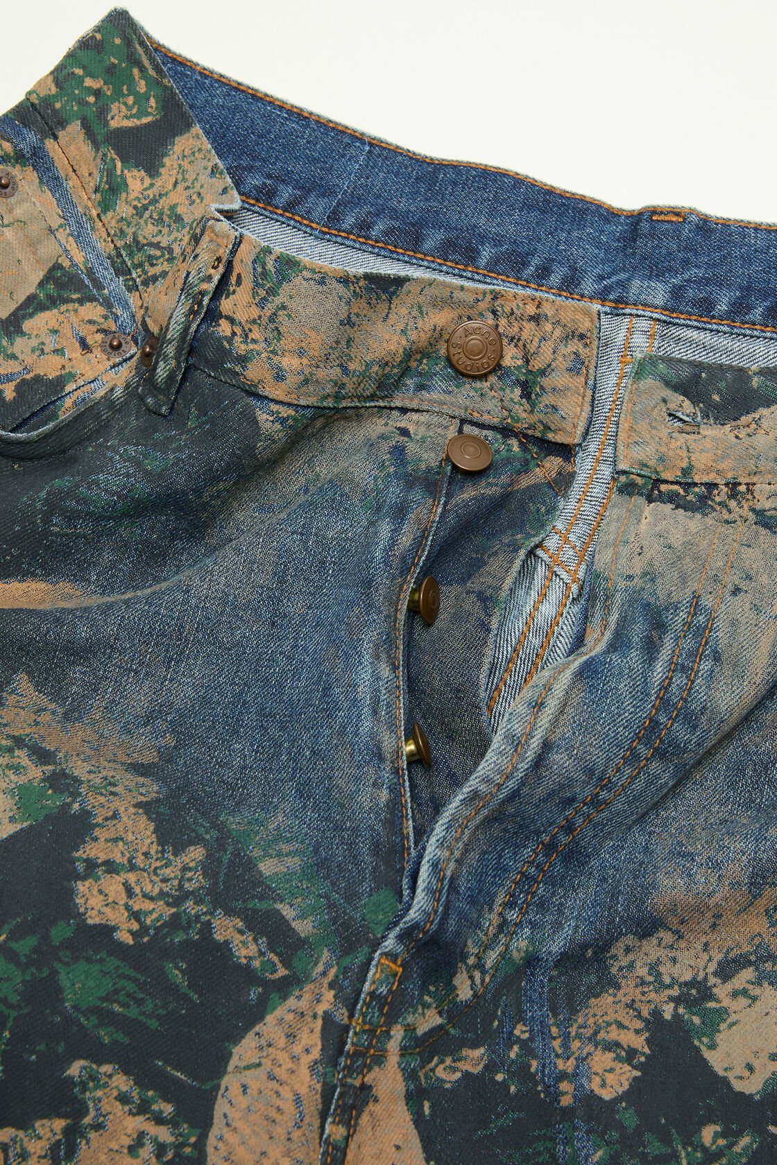 パンツ Acne Studios 2022 Moth Brown Denim Acne Studios - Loose fit jeans - 2023 - Brown