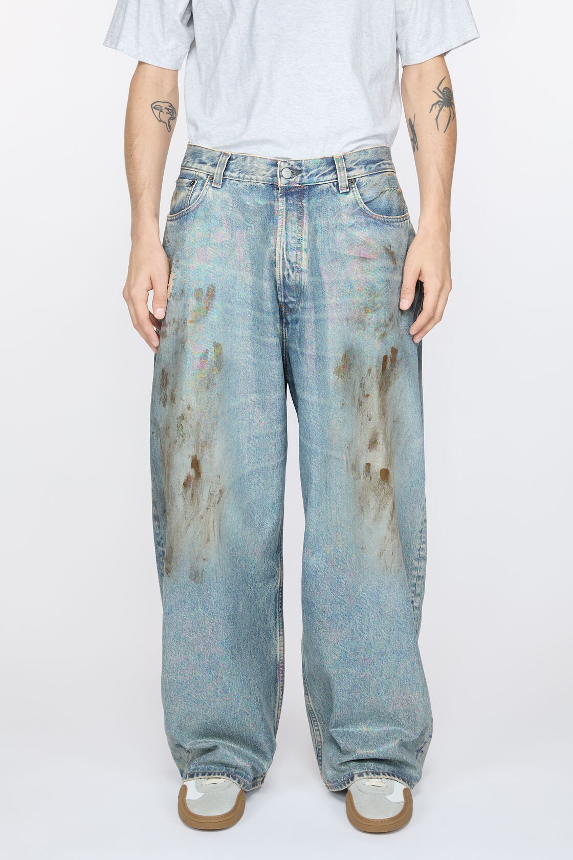 ACNE STUDIOS 2023 DIRTY HALO MID BLUE