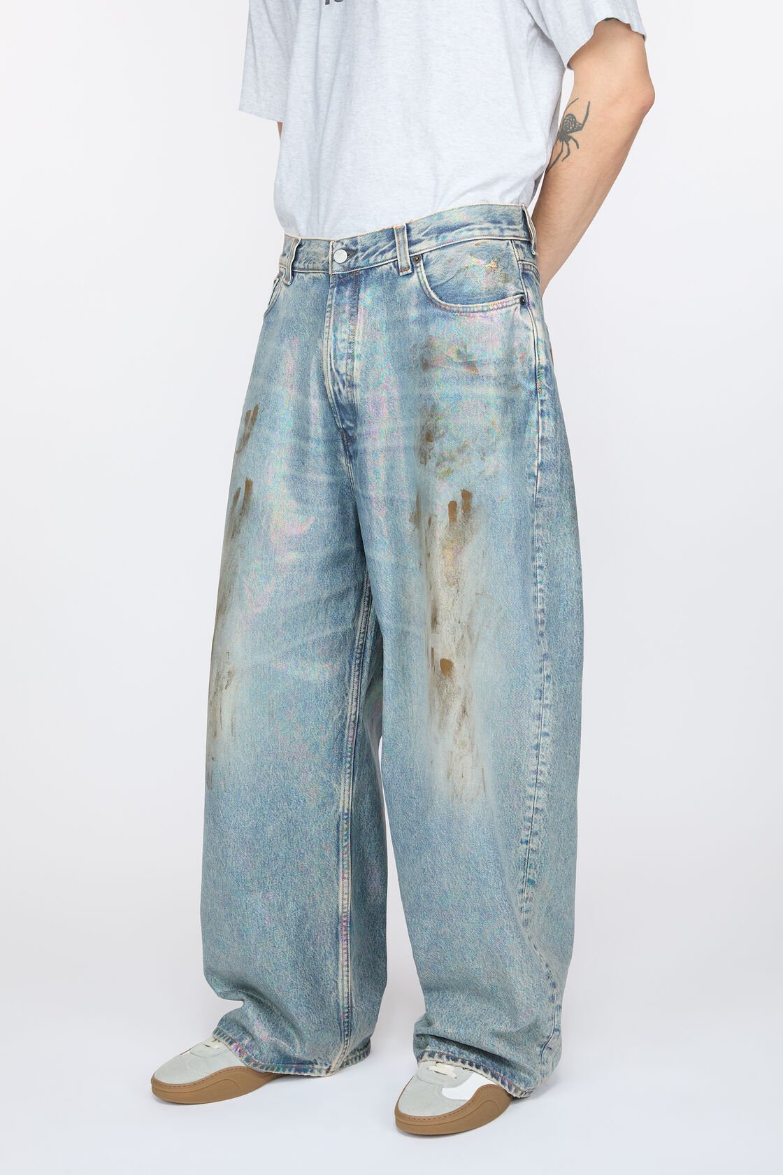 ACNE STUDIOS 2023 DIRTY HALO MID BLUE