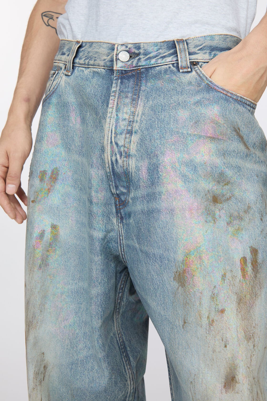 ACNE STUDIOS 2023 DIRTY HALO MID BLUE